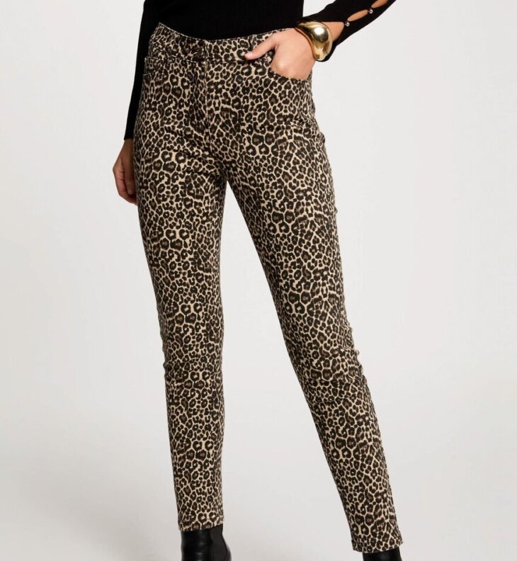 PANTALON SLIM ESTAMPADO