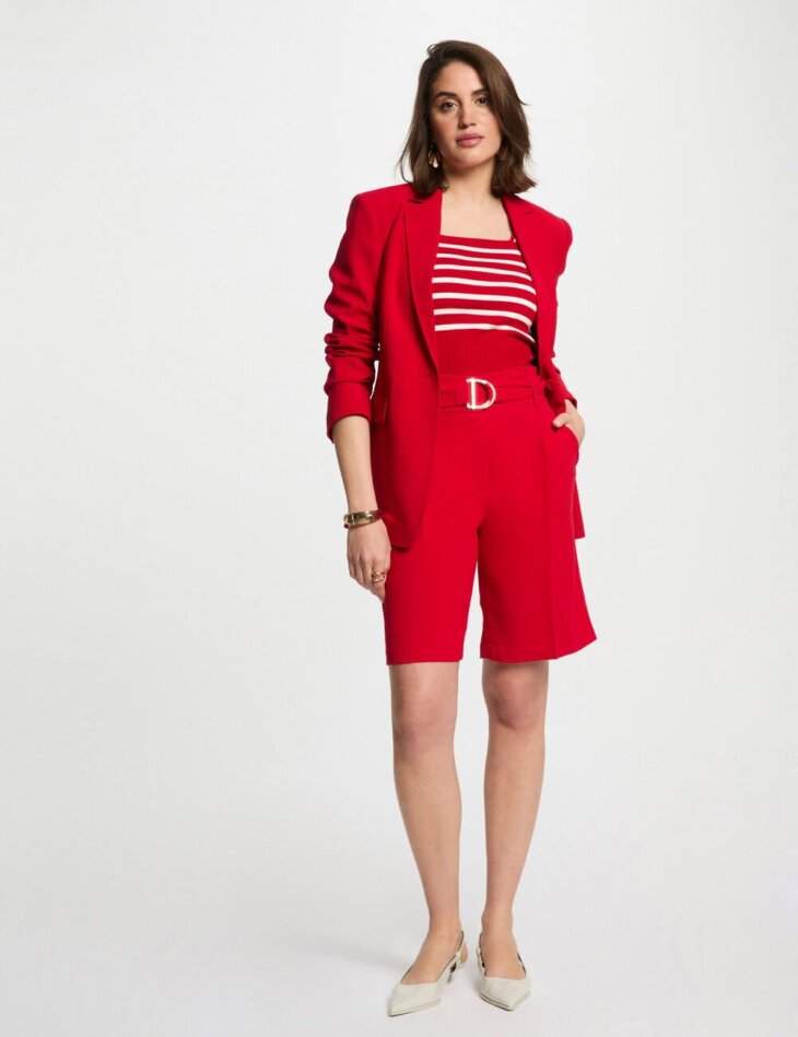 BERMUDAS RECTA CON PINZA