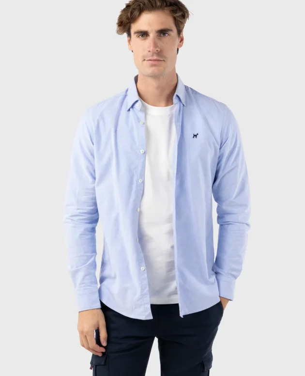 CAMISA OXFORD ACABADO BRUSH