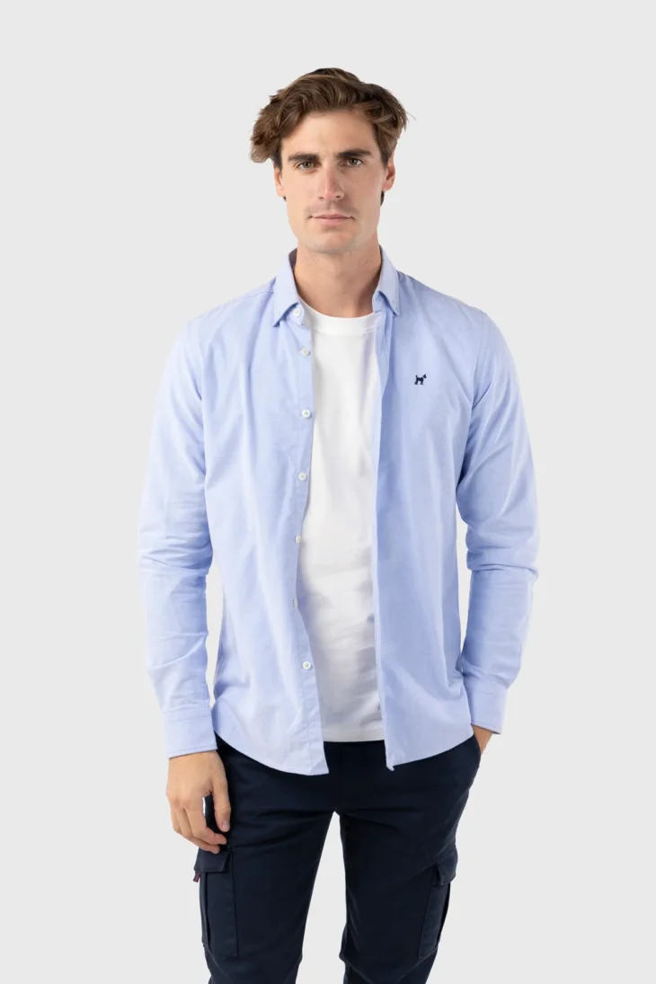 CAMISA OXFORD ACABADO BRUSH