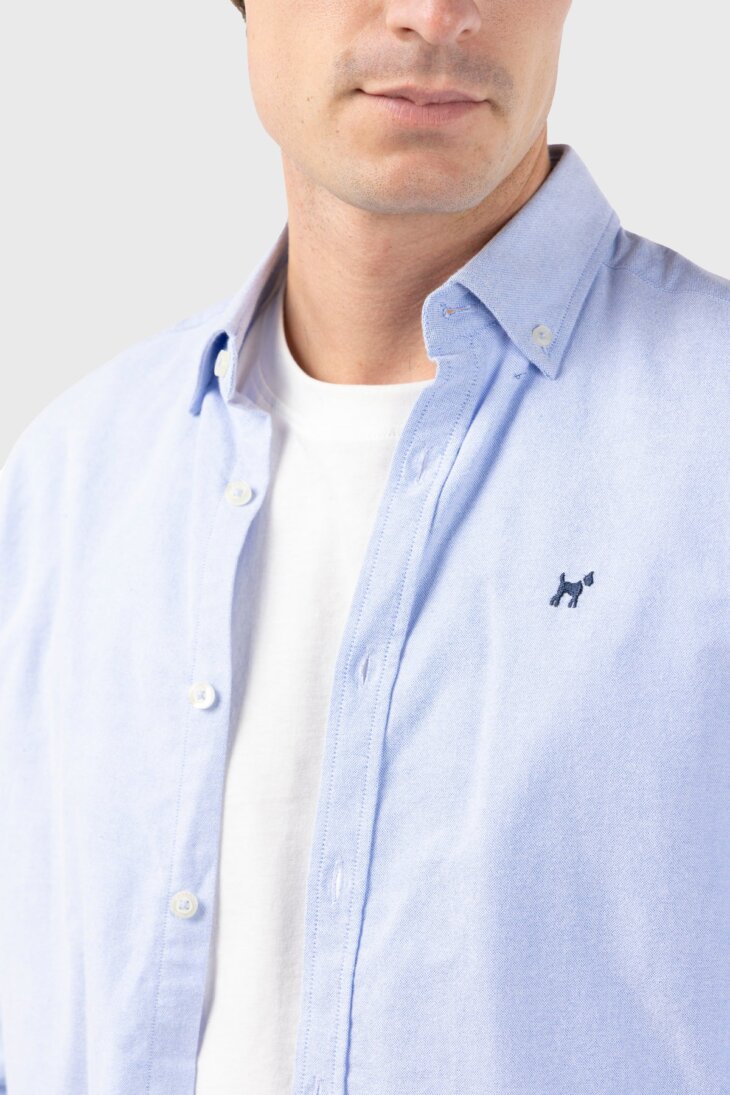CAMISA OXFORD ACABADO BRUSH - Imagen 2