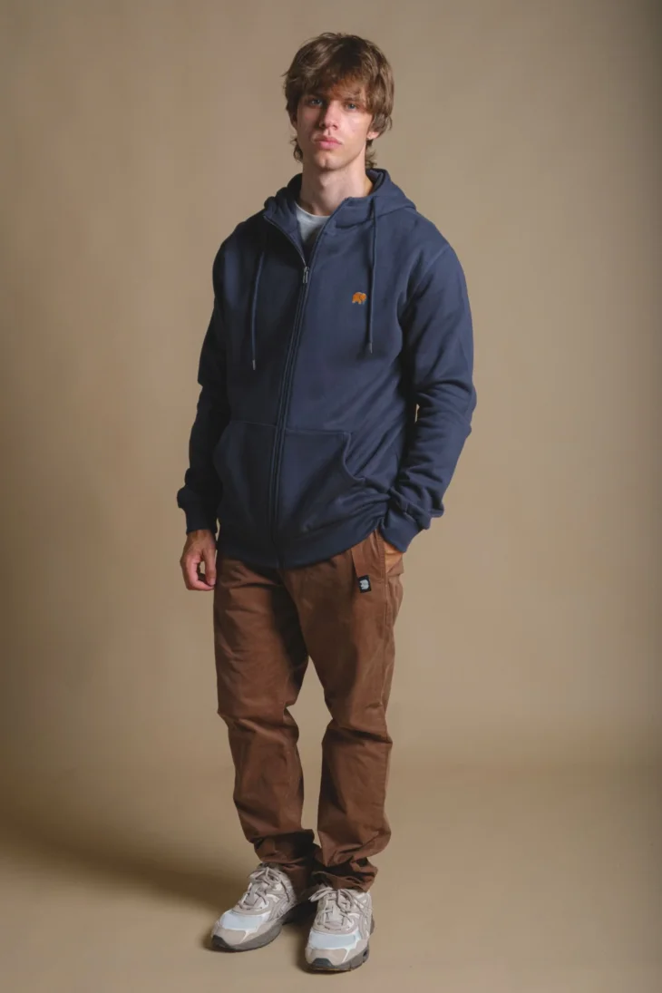 SUDADERA CAPUCHA CREMALLERA - Imagen 2