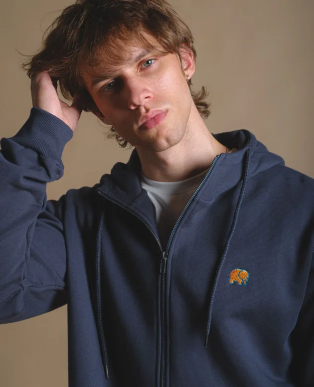 SUDADERA CAPUCHA CREMALLERA