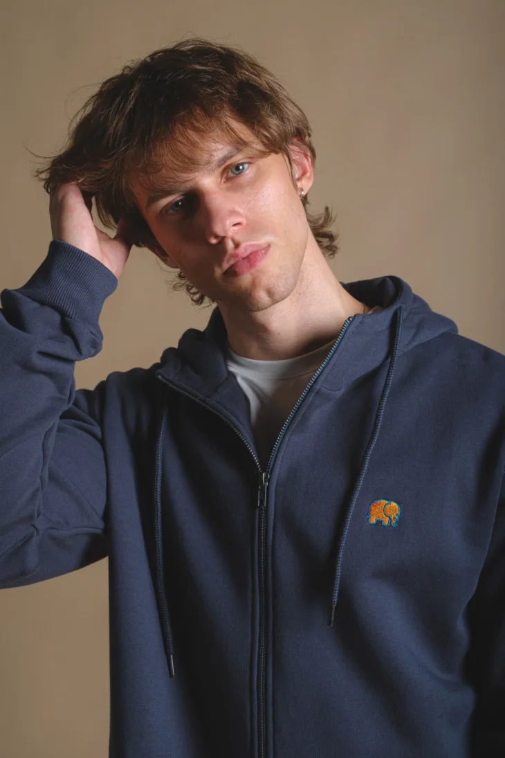 SUDADERA CAPUCHA CREMALLERA