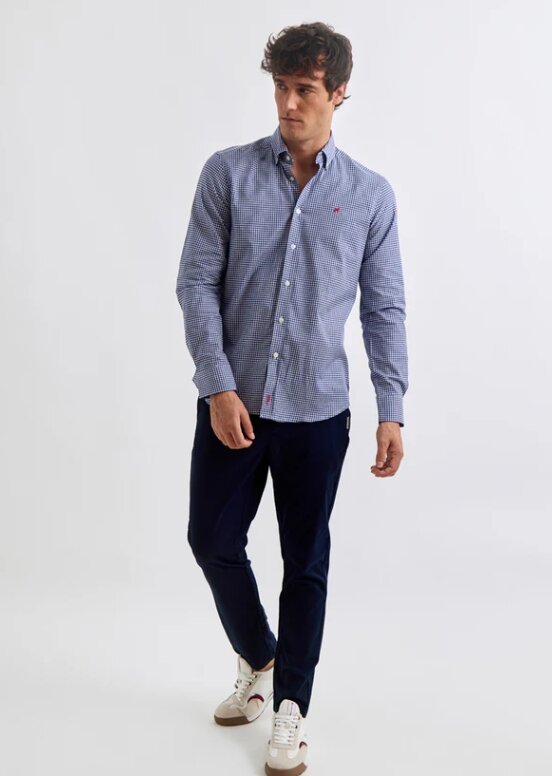 CAMISA VICHY MARINO