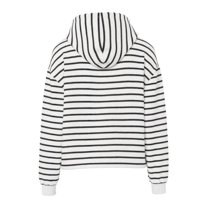 SUDADERA RAYAS CORAZON - Imagen 2