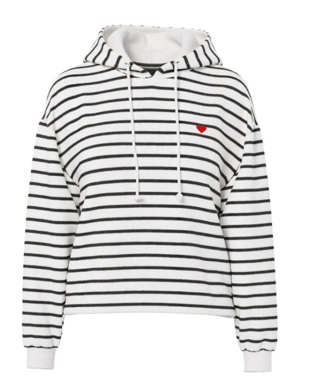 SUDADERA RAYAS CORAZON