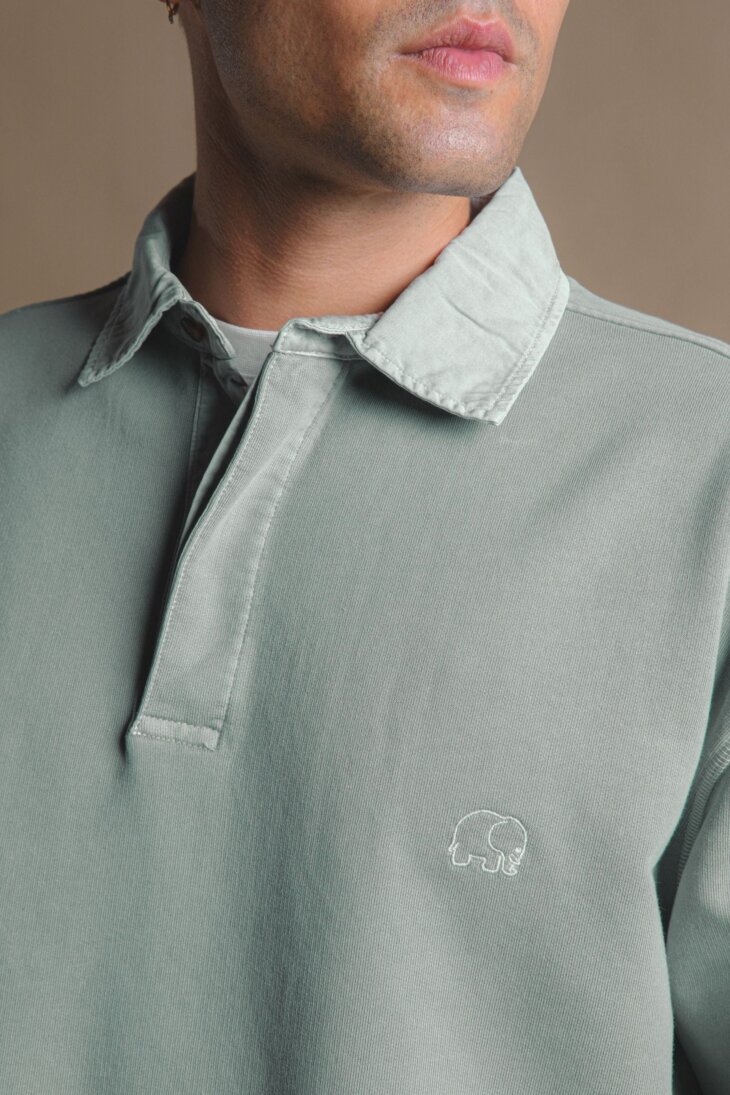 POLO SUDADERA PIGMENT CARVALHO SILVER - Imagen 3