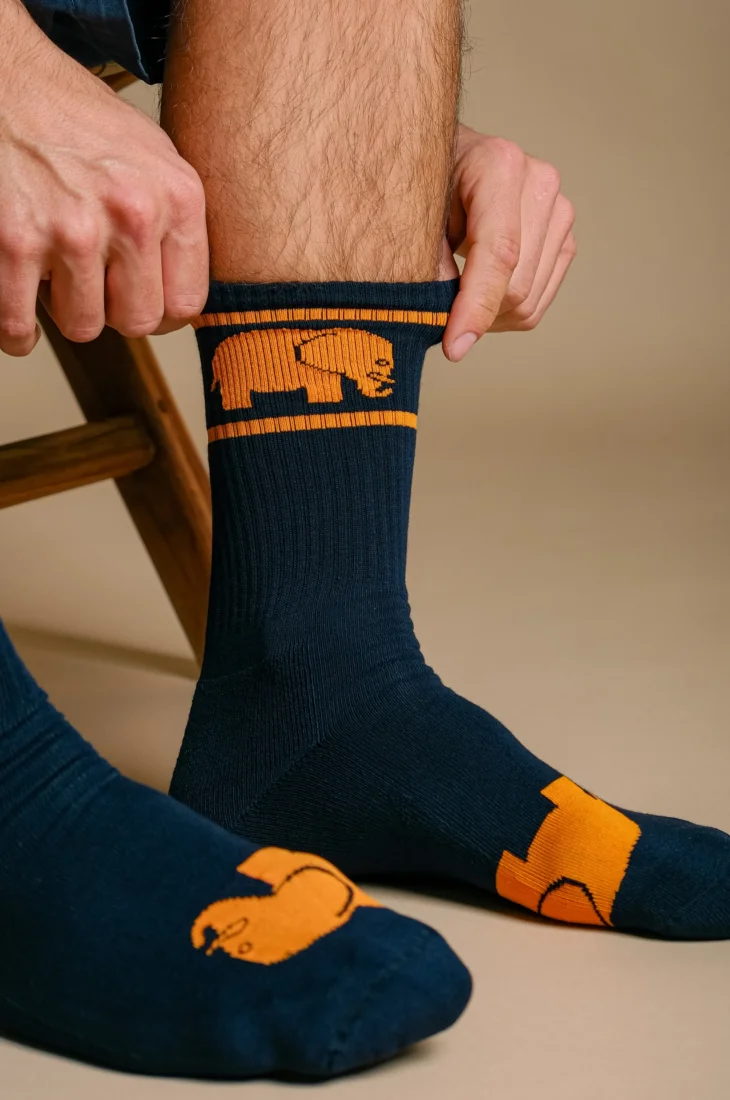 CALCETINES DEPORTIVOS NAVY - Imagen 4