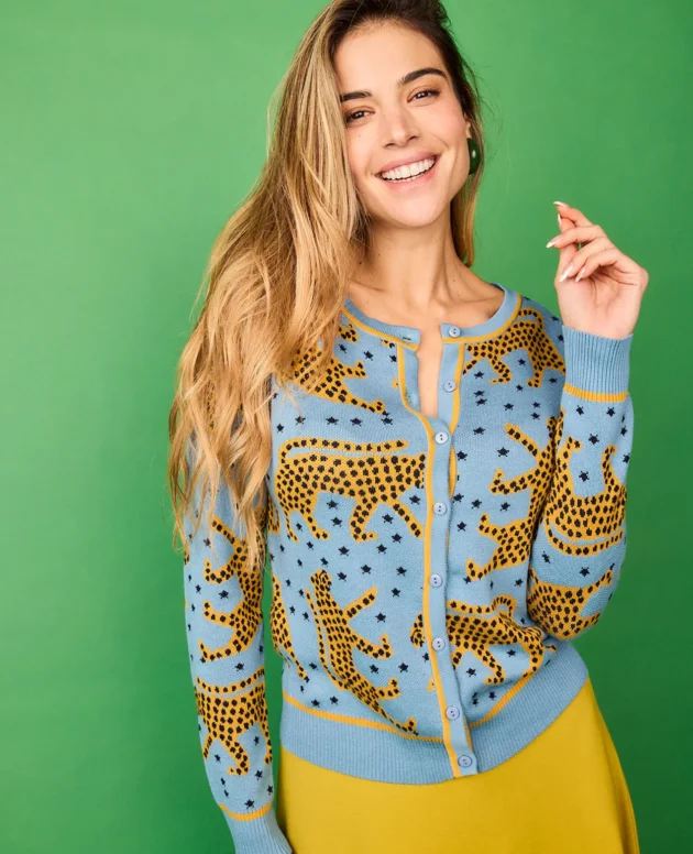 CHAQUETA HELECHO AZUL
