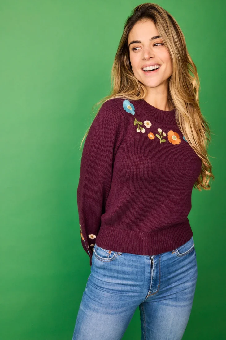 JERSEY CENICIENTA BURDEOS - Imagen 2