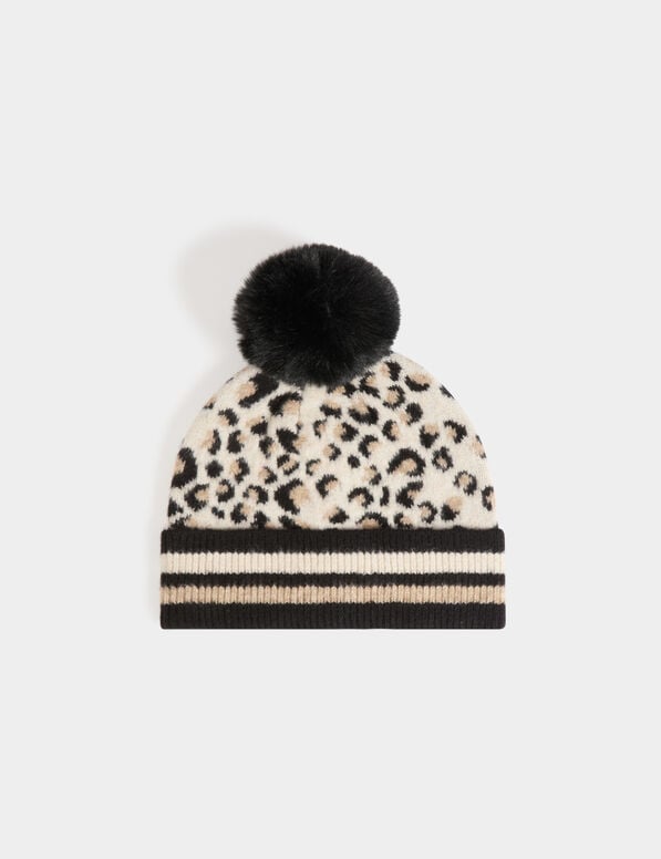 GORRO ESTAMPADO LEOPARDO