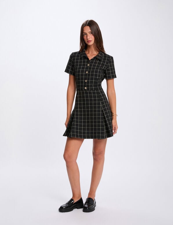 VESTIDO AJUSTADO CON PLIEGUES