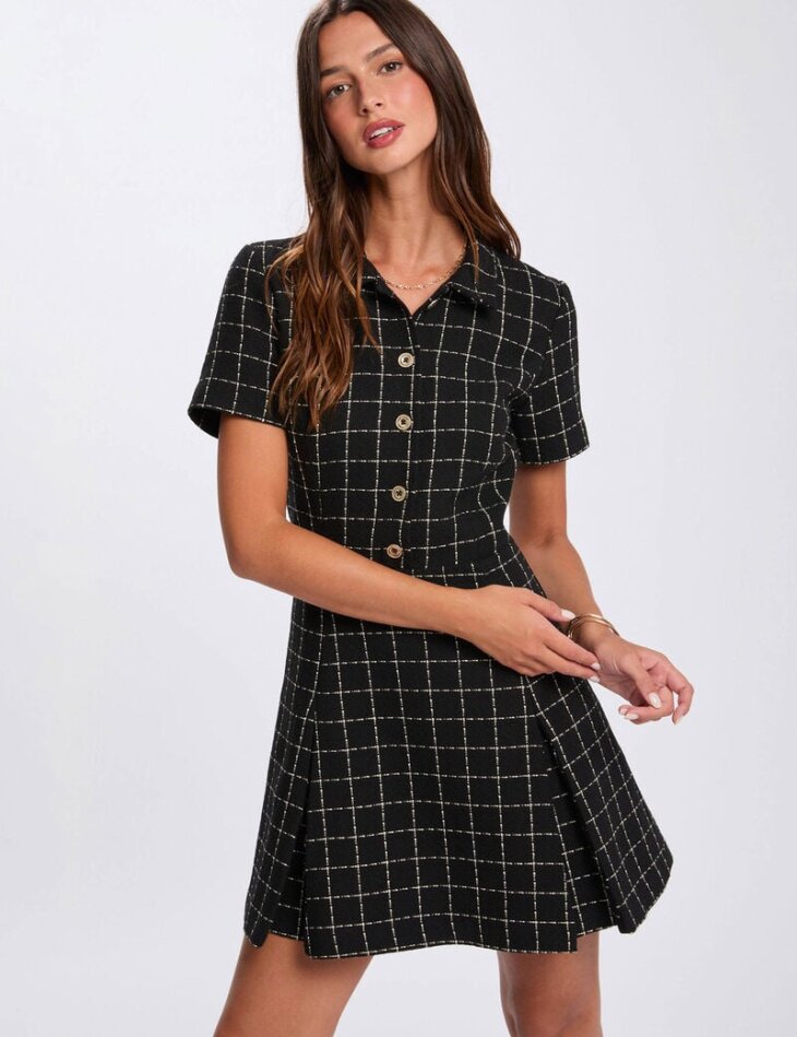 VESTIDO AJUSTADO CON PLIEGUES - Imagen 2