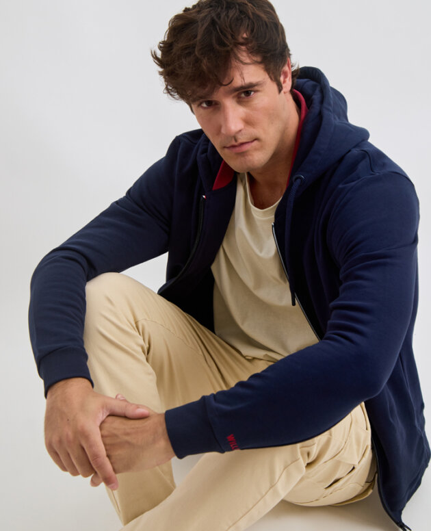 SUDADERA CON CREMALLERA