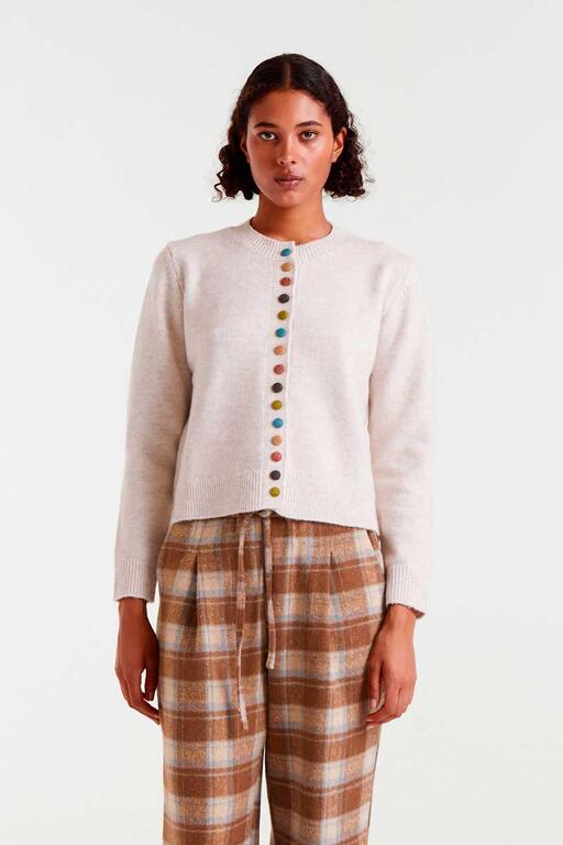 CARDIGAN BOTONES COLORES