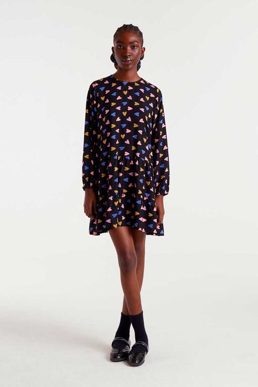 VESTIDO CORTO CORAZONES
