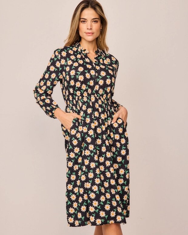 VESTIDO LARGO MARGARITAS