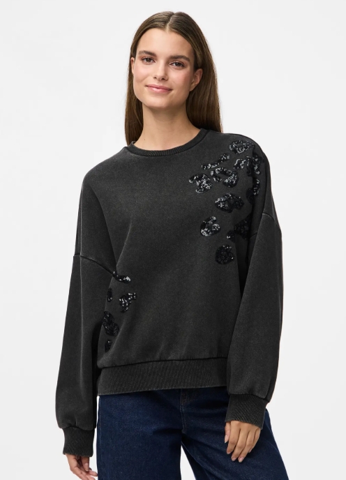 SUDADERA LEOPARDO BRILLO