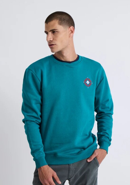 SUDADERA CON DETALLE ETNICO