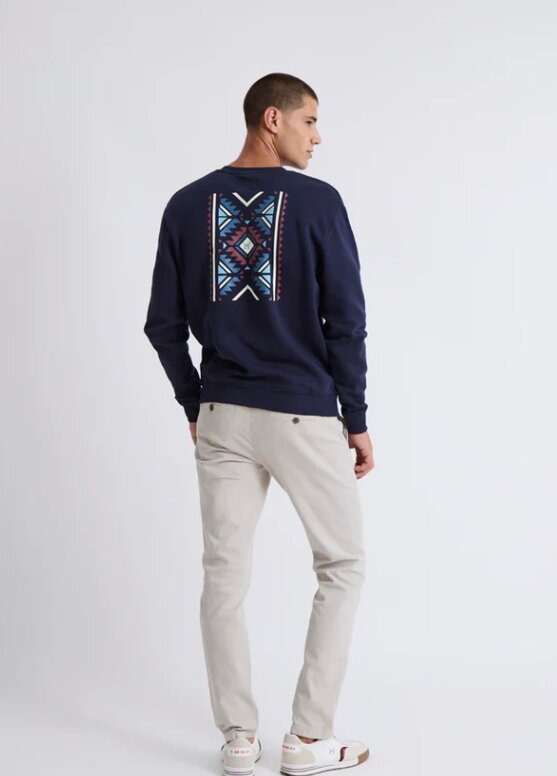 SUDADERA CON DETALLE ETNICO