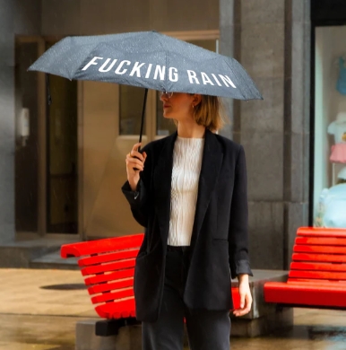 PARAGUAS PLEGABLE FUCKING RAIN