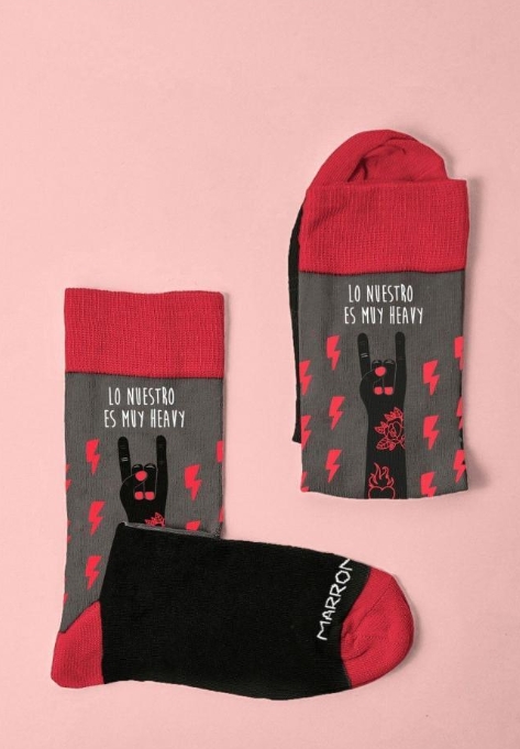 CALCETINES LO NUESTRO ES MUY HEAVY