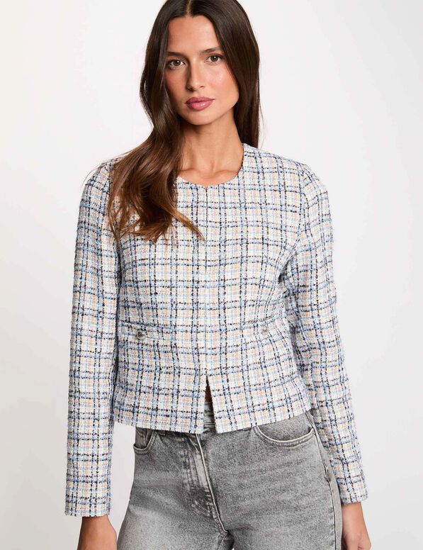 CHAQUETA ENTALLADA TWEED