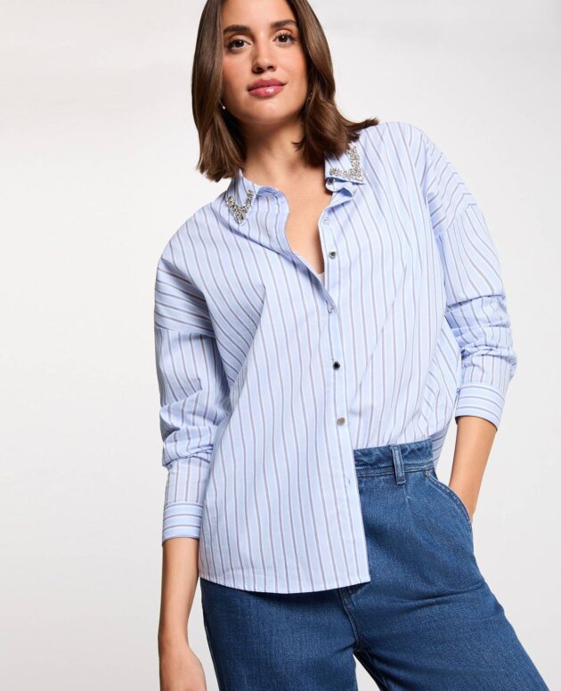 CAMISA OVERSIZE DE RAYAS JOYA