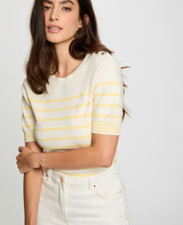 JERSEY MANGA CORTA Y RAYAS