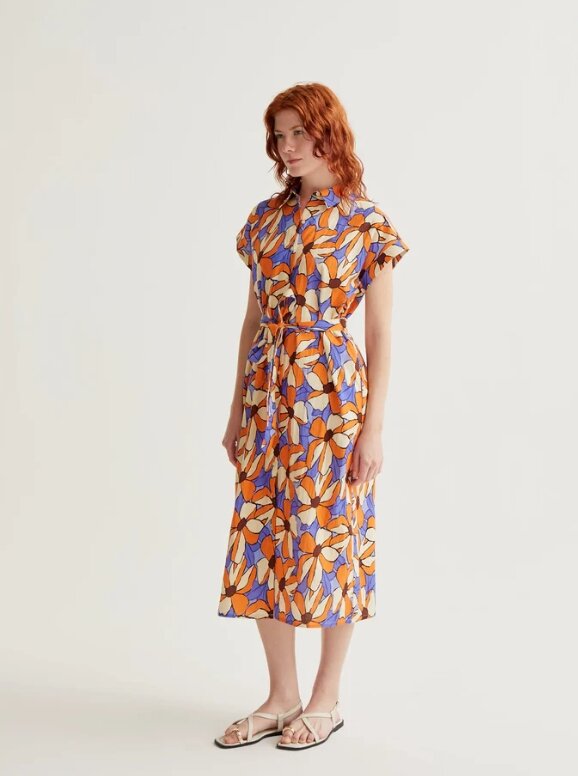 VESTIDO MIDI CON ESTAMPADO MARIGOLD