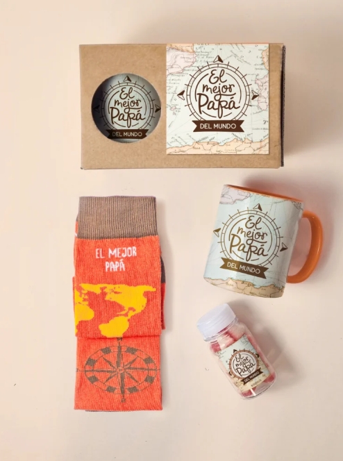 PACK TAZA EL MEJOR PAPA DEL MUNDO