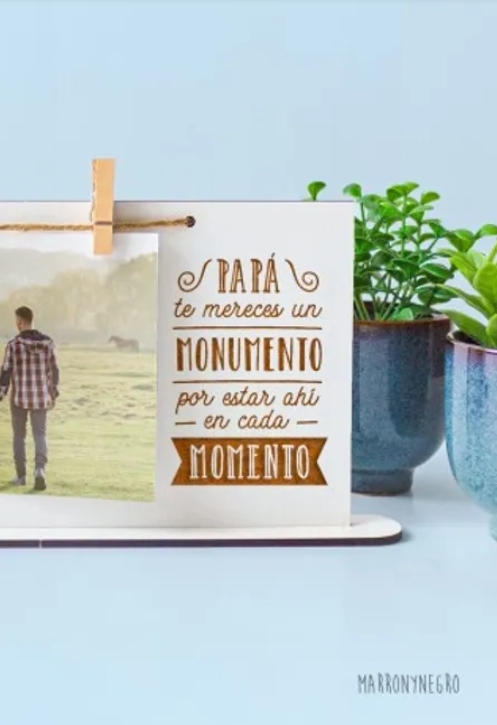 PORTAFOTOS PAPA TE MERECES UN MONUMENTO