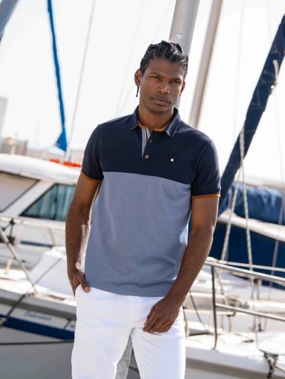 POLO TRICOLOR CUELLO BASICO