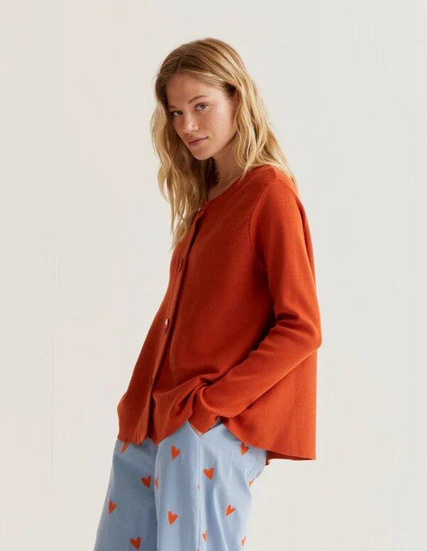 CARDIGAN DE PUNTO BOTONES GRANDES