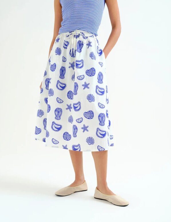 FALDA CON ESTAMPADO LOBSTER