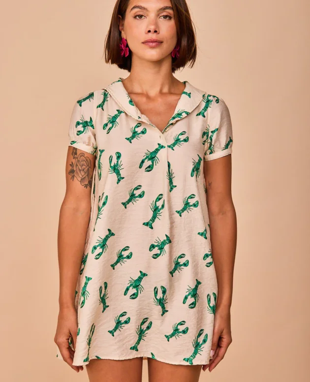 VESTIDO CORTO CANDAS VERDE