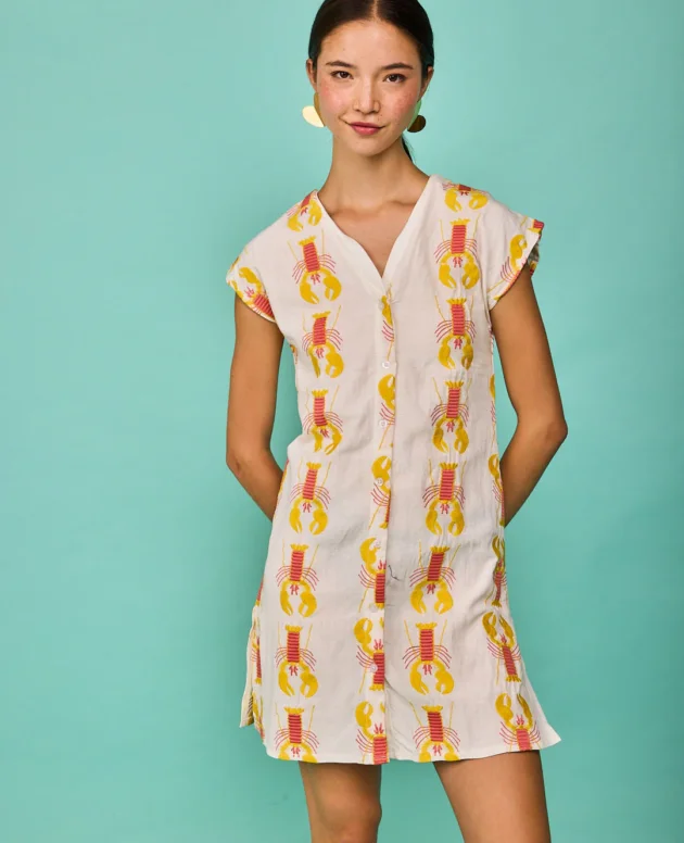 VESTIDO RODILES AMARILLO