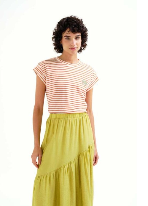 CAMISETA RAYAS PALMERA