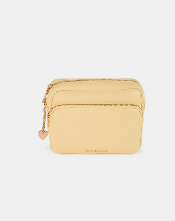 BOLSO BANDOLERA DE POLIPIEL AMARILLO