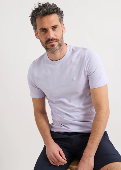 CAMISETA LOGO CLASICA LAVANDA