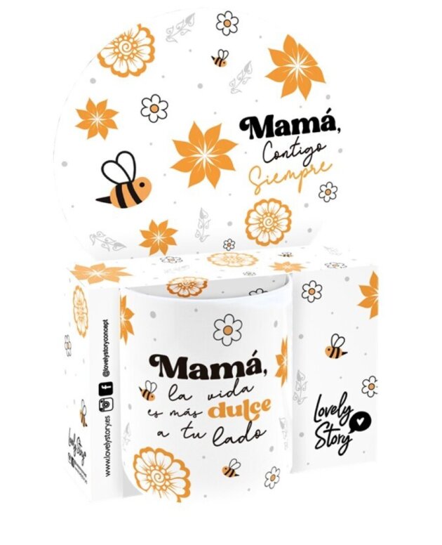 TAZA CERAMICA MAMA ES LA MAS DULCE