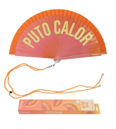 ABANICO PINTADO PUTO CALOR DEGRADADO