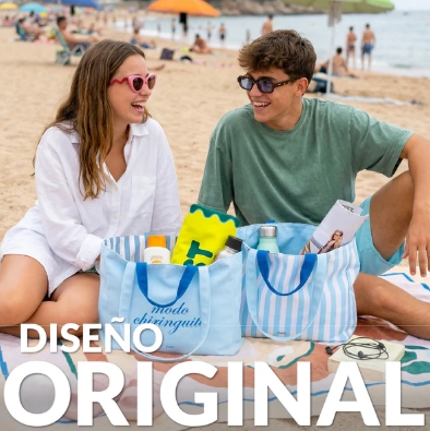 BOLSA DE PLAYA MODO CHIRINGUITO