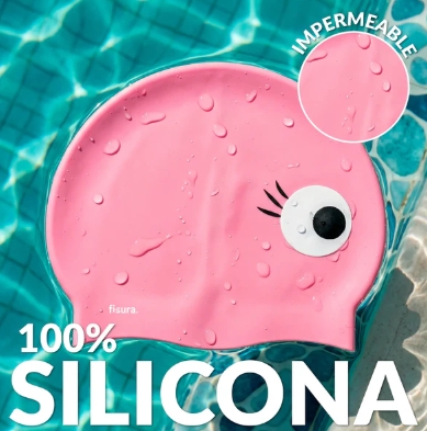 GORRO DE PISCINA OJOS