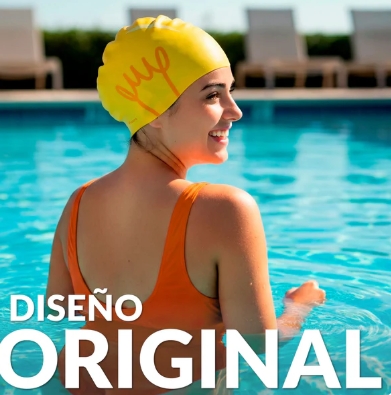 GORRO DE PISCINA AMARILLO