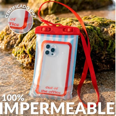 FUNDA DE MOVIL WATERPROOF OUT THE OFFICE