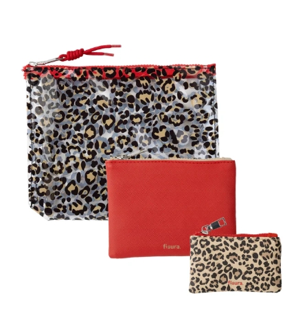 NECESER TRIPLE LEOPARDO