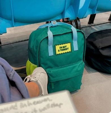 MOCHILA IM NOT A TOURIST