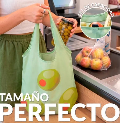 BOLSA PLEGABLE ACEITUNAS